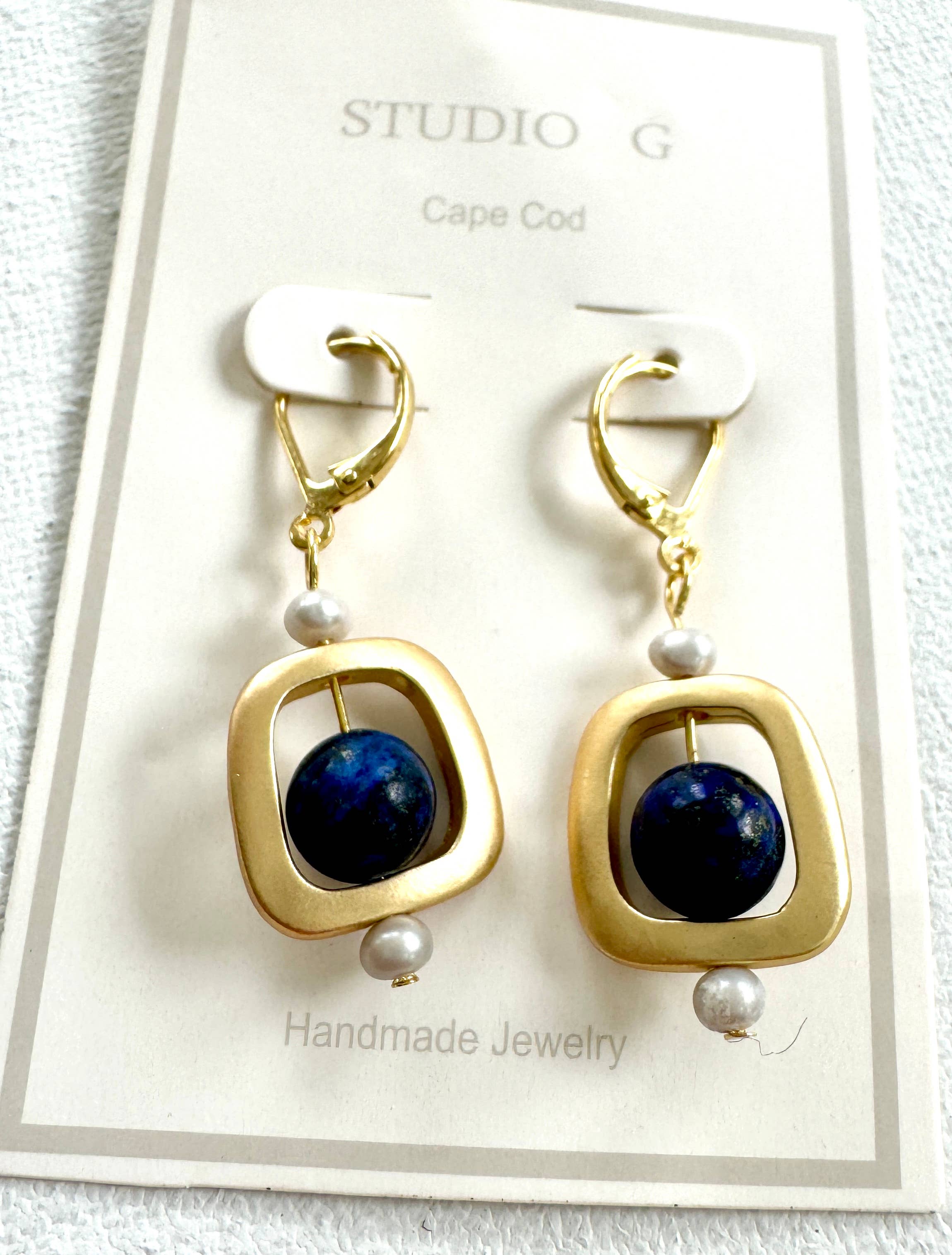 Studio G - Wholesale Dangle Earrings - #57E Brushed Bead Earring9