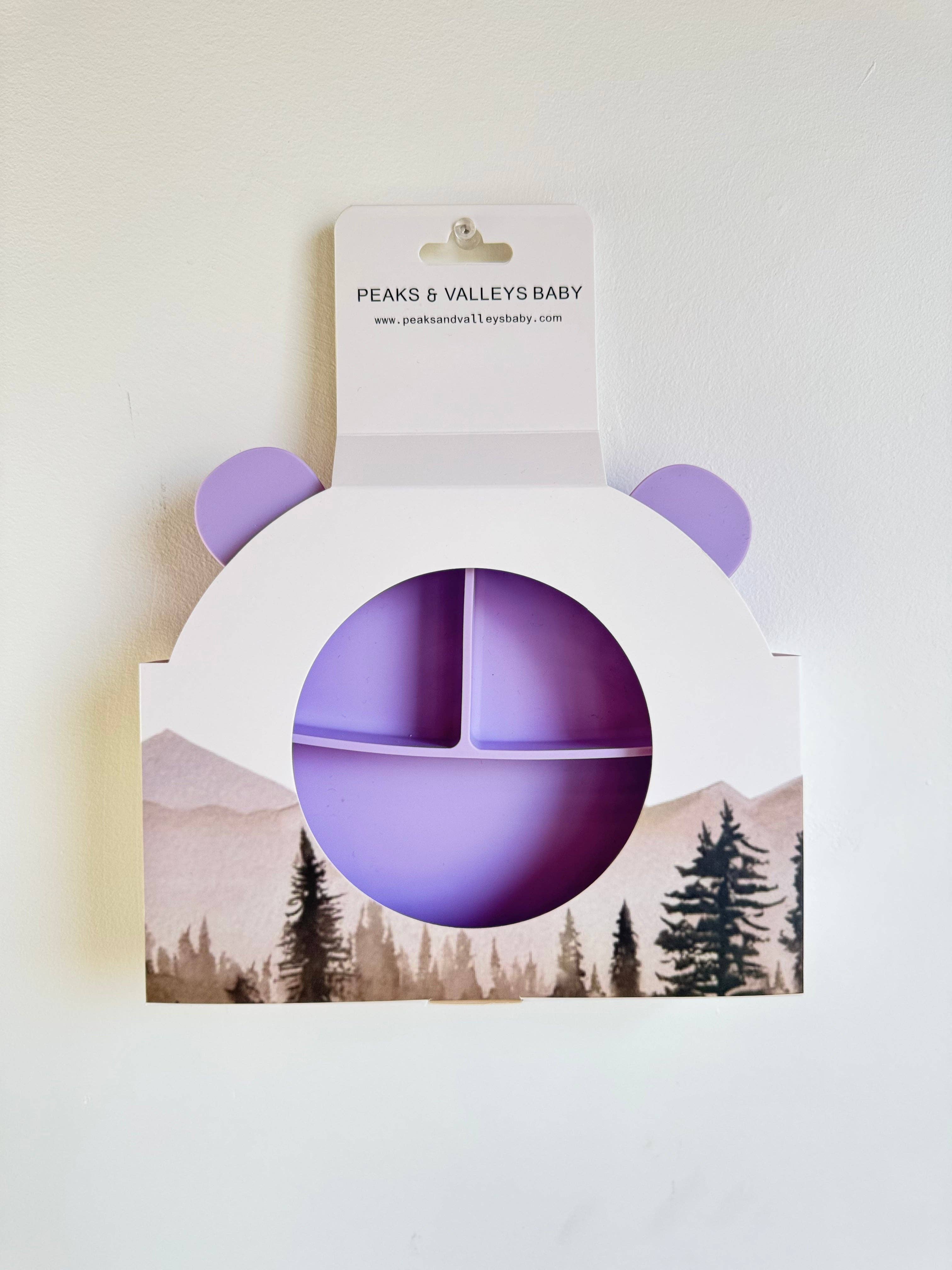 Peaks & Valleys Baby - Wholesale Dinner Plate - Kids & Baby - Silicone Bear Plate7