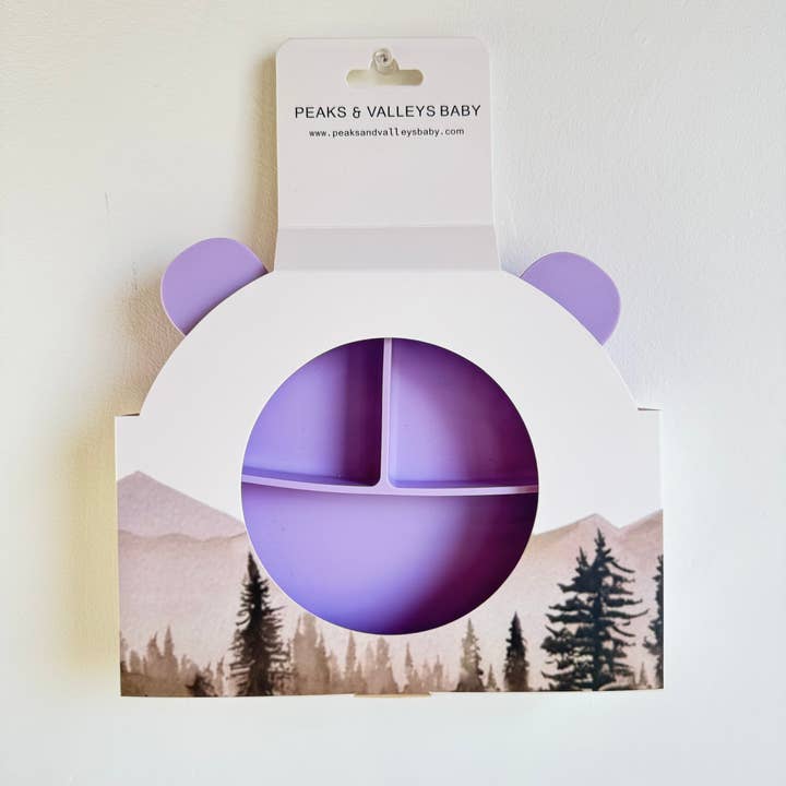 Peaks & Valleys Baby - Wholesale Dinner Plate - Kids & Baby - Silicone Bear Plate7