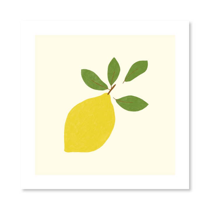 lemon poster for wholesale by Atelier Nougatine