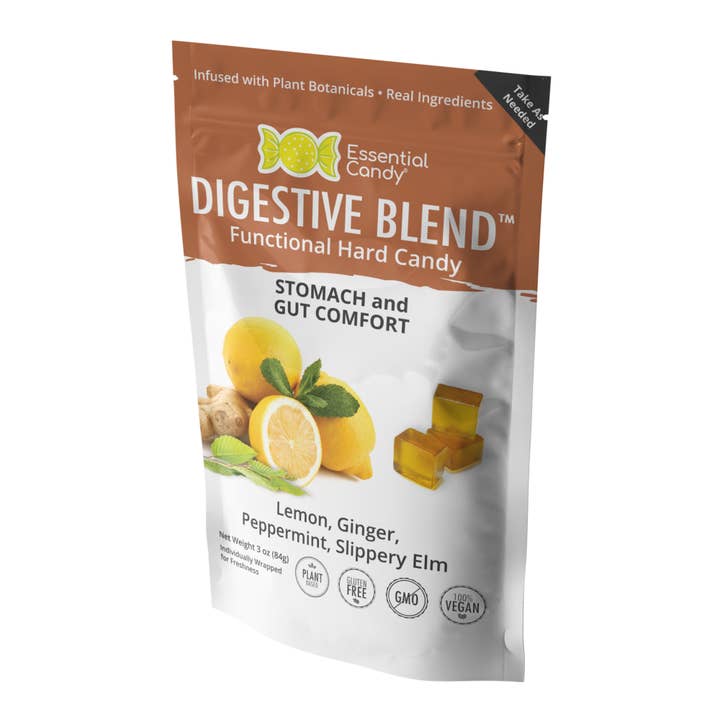 Essential Candy - Wholesale Hard Candy - Digestive Blend Hard Candy Lemon Ginger Peppermint