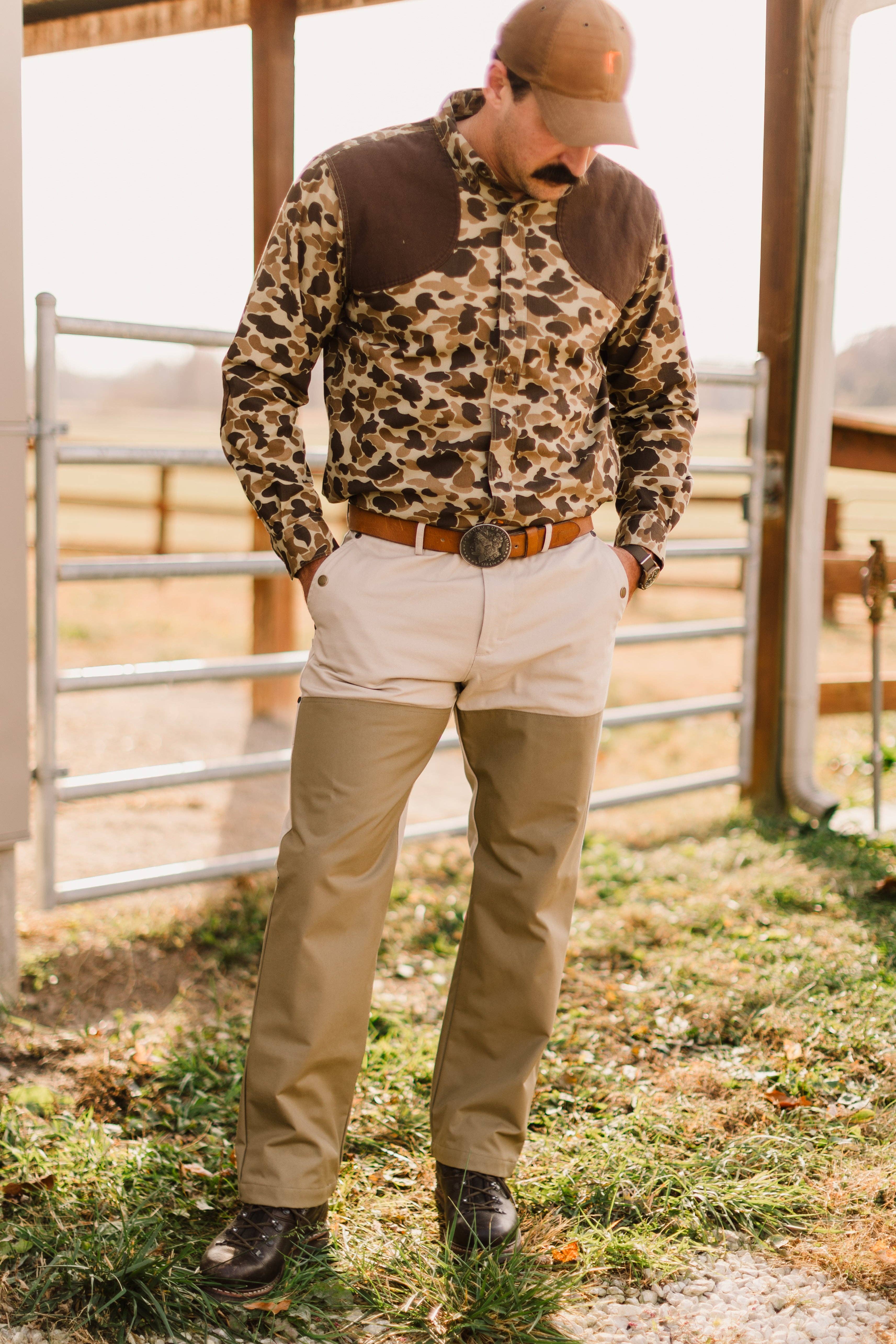 Ball and Buck – Großhandel Hemd mit Button-down-Kragen – Herren – Sportsmans Shirt FG - Original Camo8