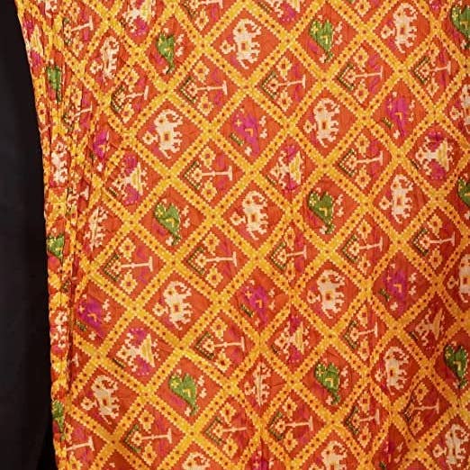 GYPSY STUDIO - Wholesale Scarf - Women's - Dupatta Rajasthani Bandhej Dupatta Silk Bandhani Bandhej