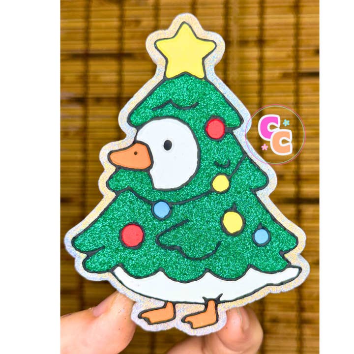 Goose Christmas Tree Freshie | Car Air Freshener | Christmas for wholesale by Crafting Cleveland