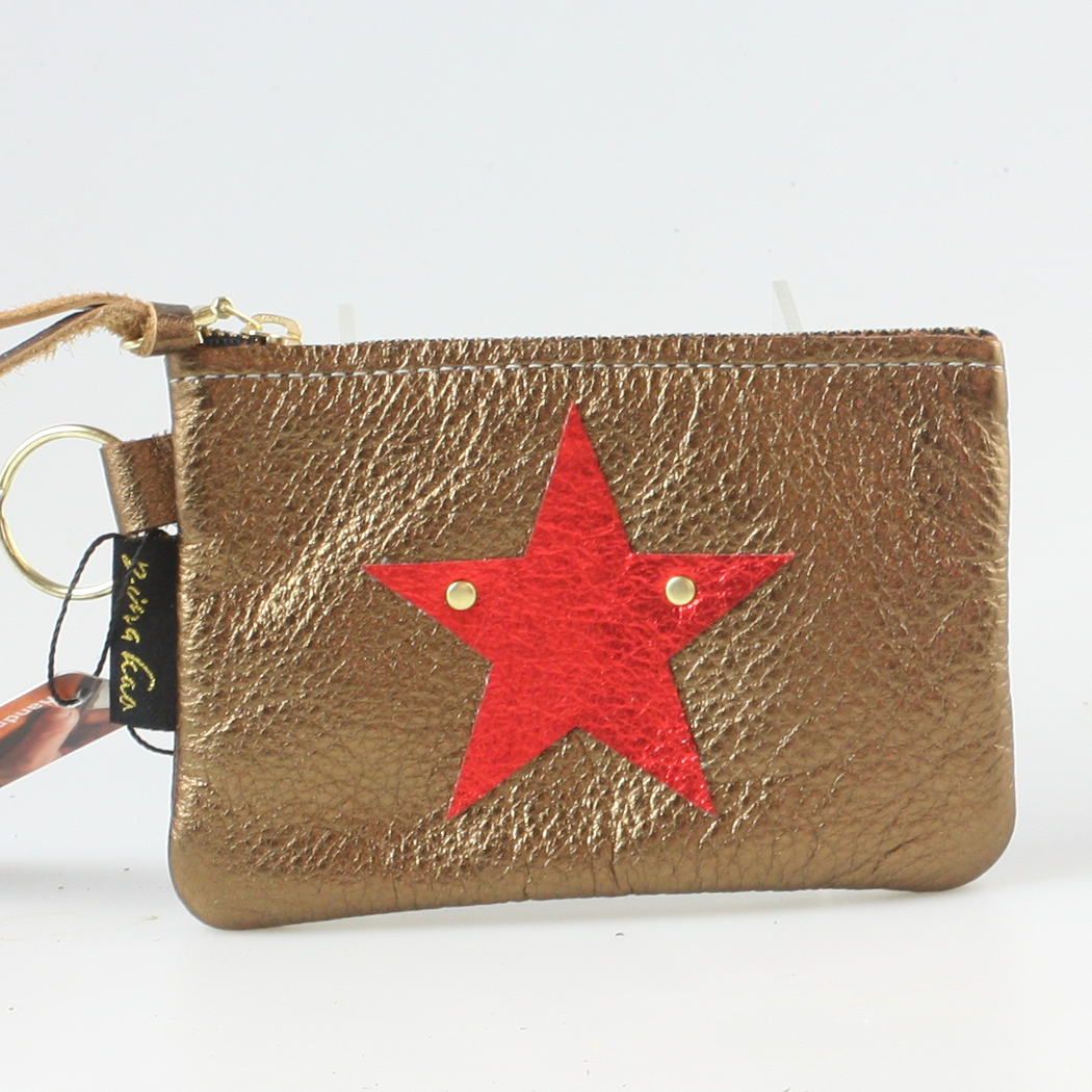 Zina Kao Exclusives - Venta al por mayor Cartera - Mujer - La cartera Kara con apliques metálicos: ¡estrella!24