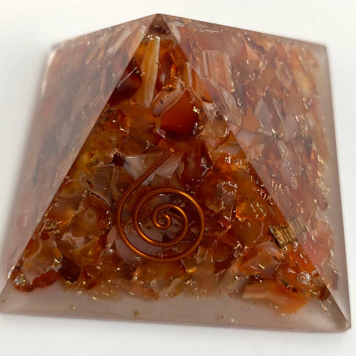 VIE - Vendita all'ingrosso Pietra/cristallo spirituale - Piramide curativa orgonica Reiki, 5,5 cm1