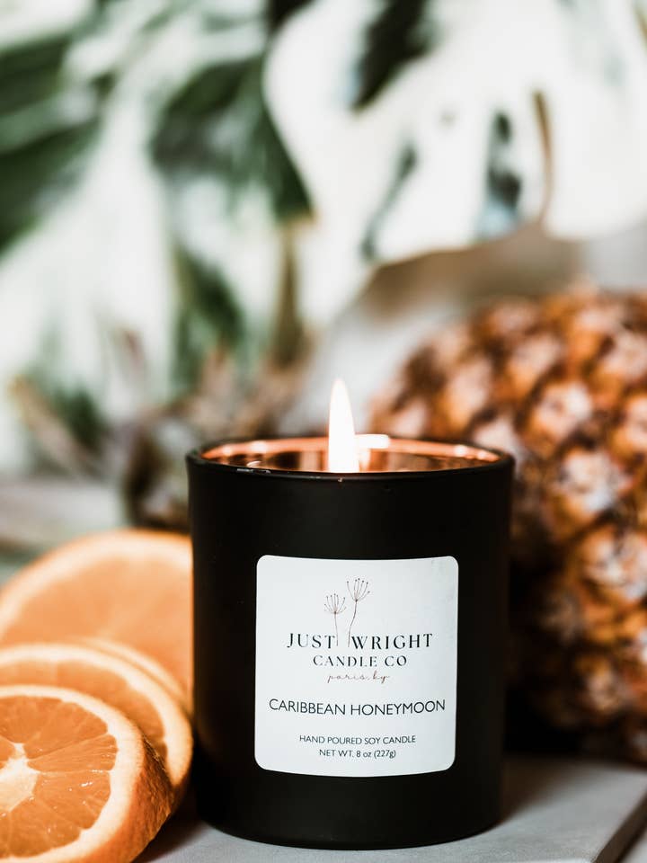 Luna de miel caribeña para venta al por mayor de Just Wright Candle Co, LLC.