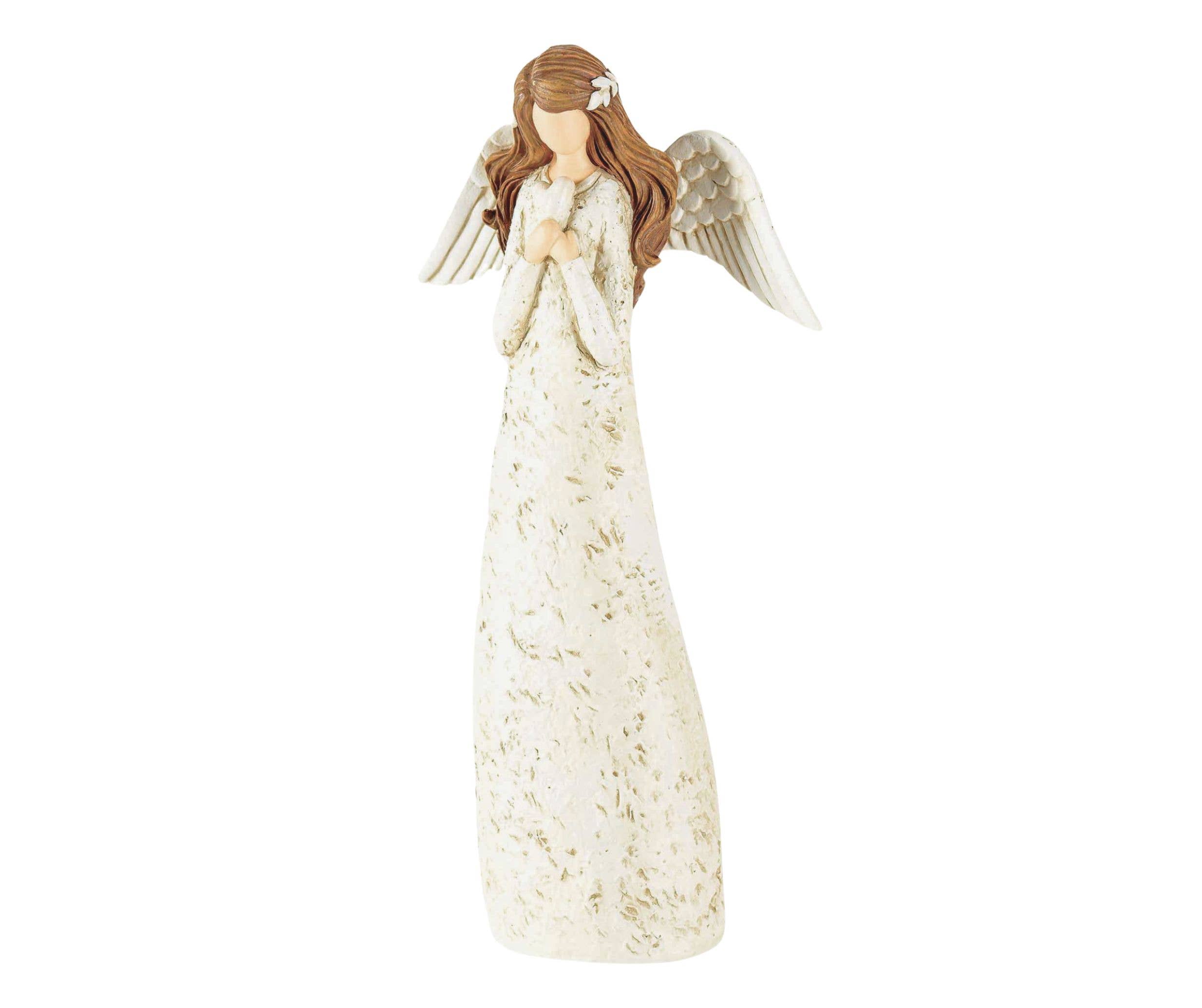 Dicksons - Vendita all'ingrosso Statuette decorative - Figura Angelo con Cuore in Resina, 20 cm1