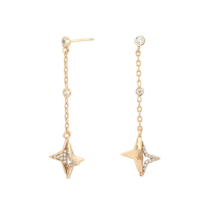 Carlton London - Pendientes colgantes con forma de estrella para venta al por mayor de Carlton London