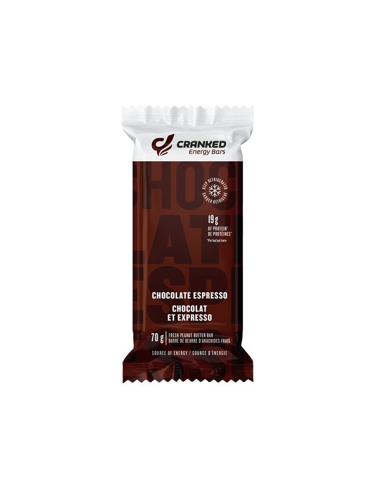 Choco Espresso for engroshandel hos Cranked Energy Bars