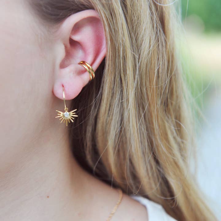Oh So Lovely - Wholesale Cuff/Wrap Earrings - Zoe Ear Cuff2