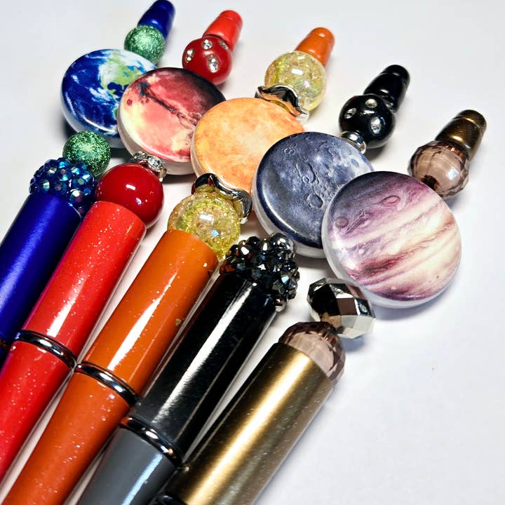 Solar System Planet Pen Writing Instrument Stationery Gift for wholesale by Fiona Accessories