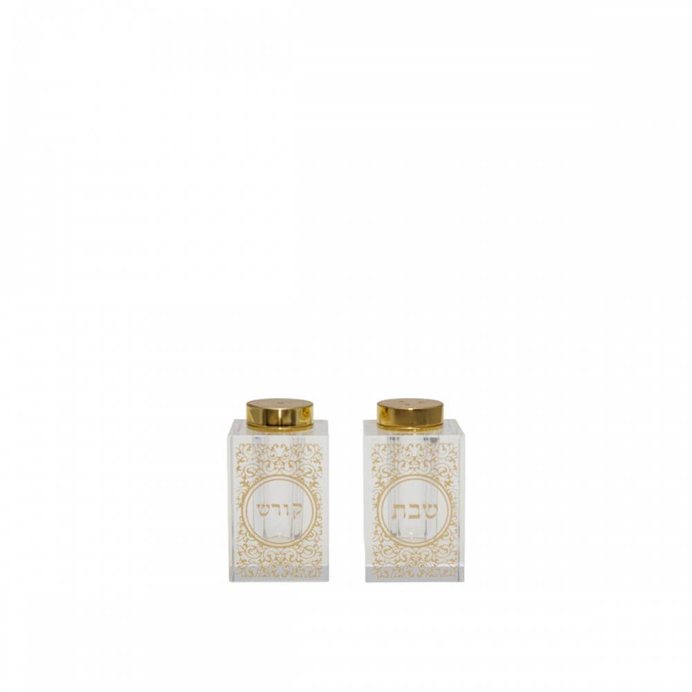 AULICA - Wholesale Salt & Pepper Shaker Set - Gold salt and pepper shakers h7cm