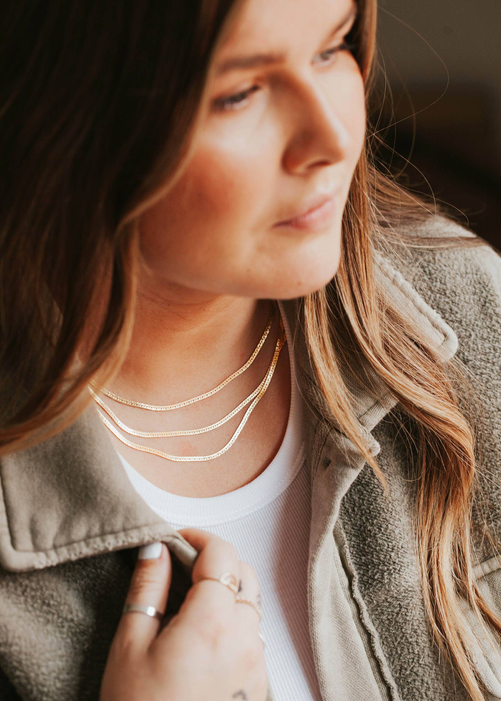 Hello Adorn – Großhandel Gliederhalskette – Herra-Kette | 14-karätiges Goldfüllung+Sterlingsilber3