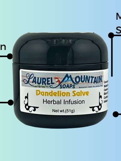 Dandelion Salve por atacado de Laurel Mountain Soaps