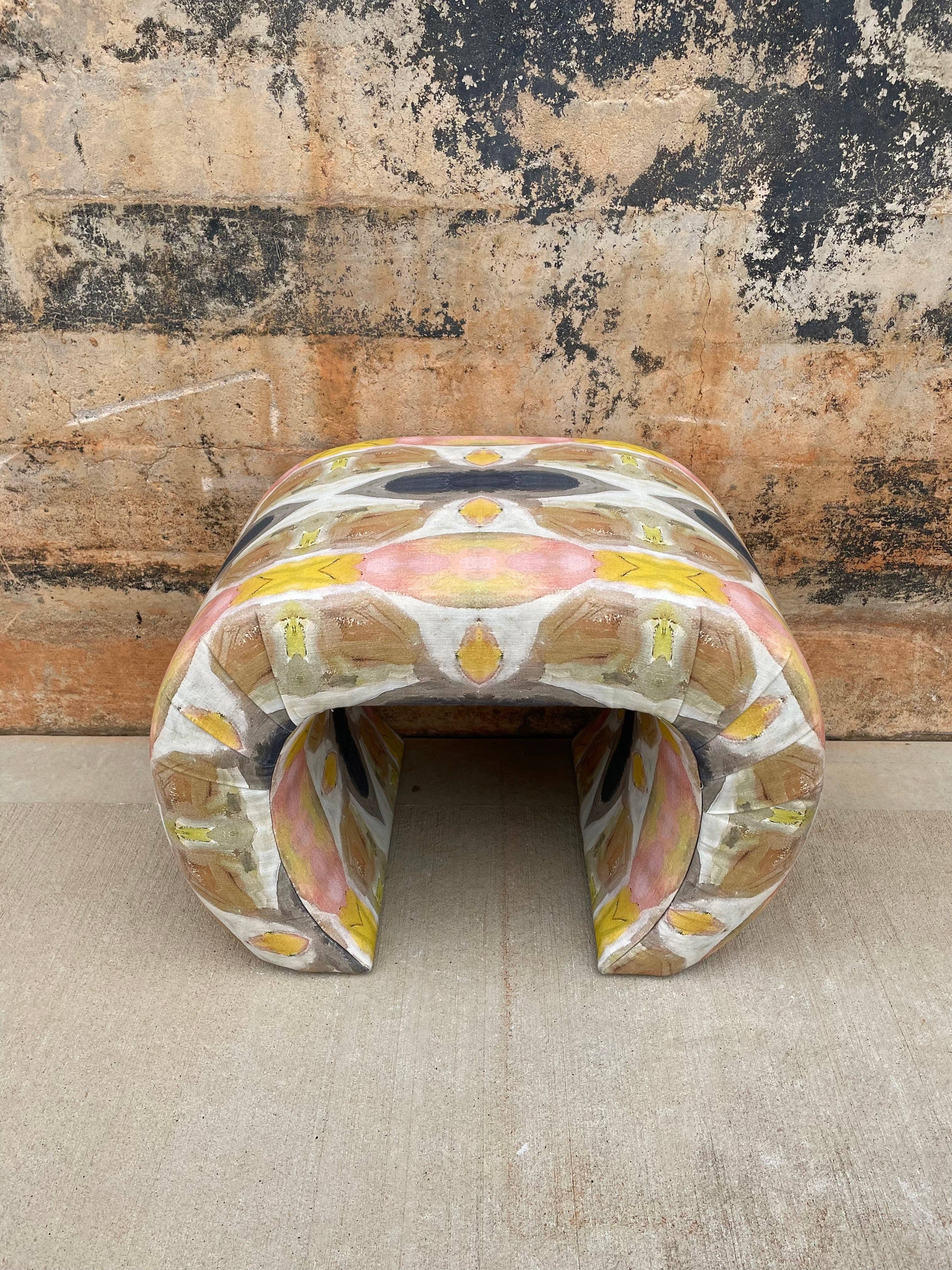 Windy O'Connor Art & Home - Wholesale Ottoman - Blush Topaz Ottoman3