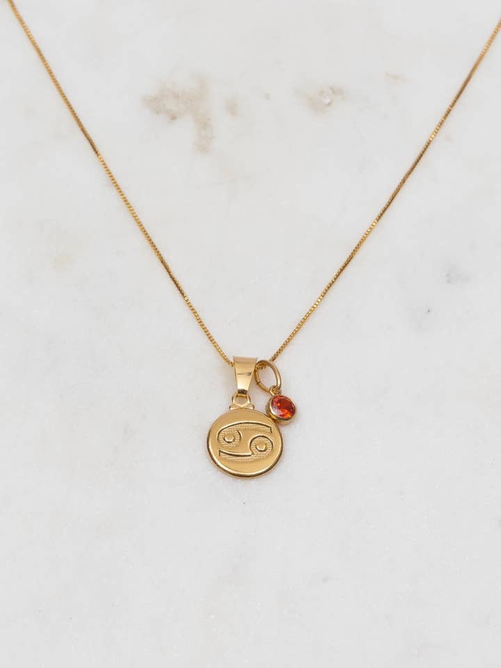 Cancer Zodiac Necklace for wholesale by ERIJEWELRY