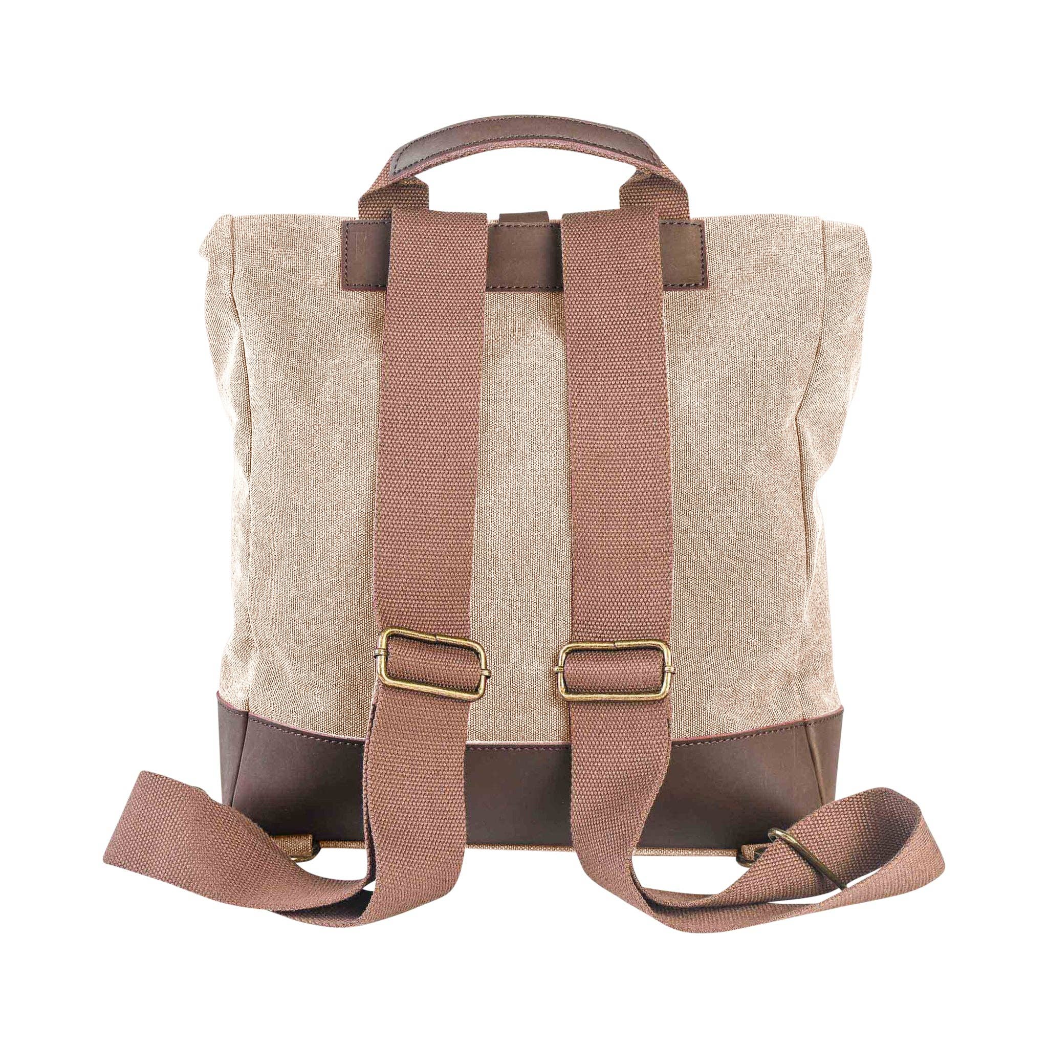 ZEDE PARIS - Vente Sac à dos – unisexe - ECOLE MILITAIRE - Sac à dos en toile et cuir23