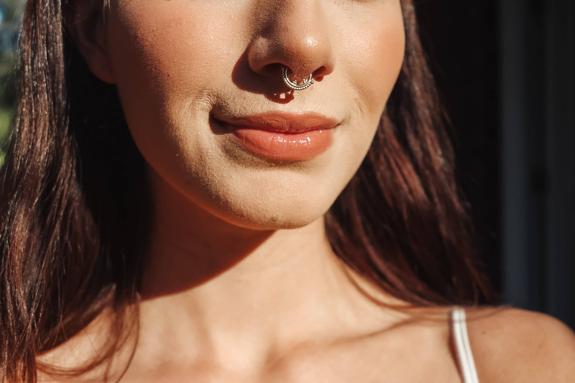Zahav Jewelry - Wholesale Hoop Earrings - 10kt Solid Gold Septum Ring, Daith Piercing, Nose Hoops #131
