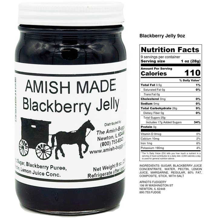 Arndt's Fudgery LLC - Wholesale Jam/Jelly - Amish made Jam and Jellies - 8 oz.36