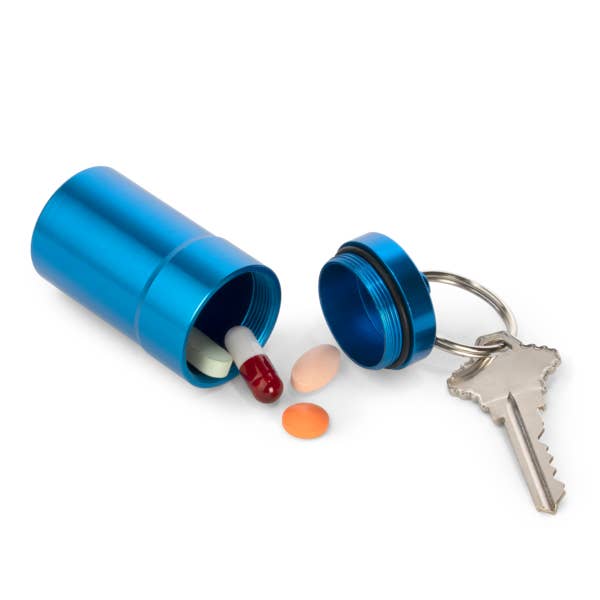 Ezy Dose® XL Pill Fob Keychain for wholesale by Apothecary Products LLC