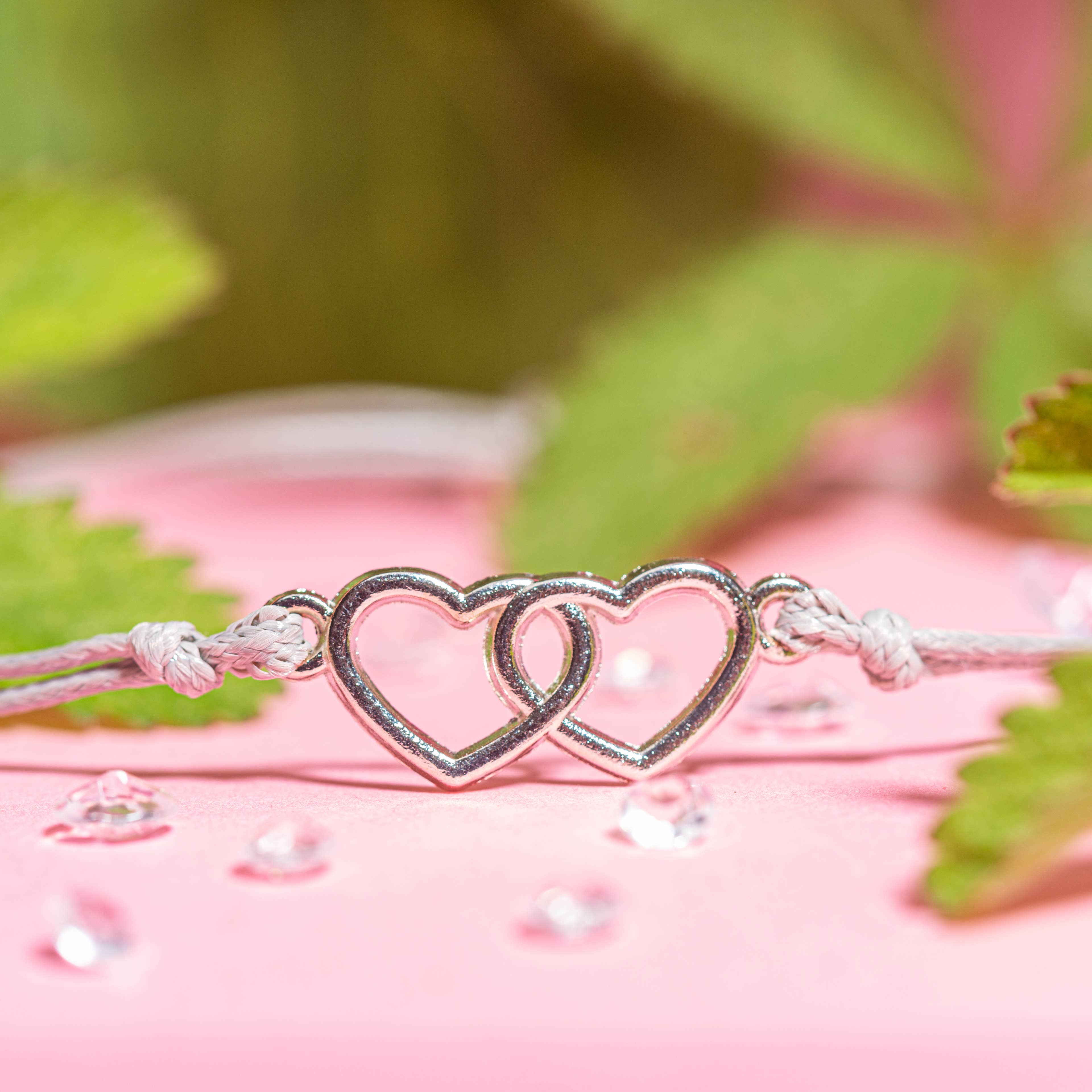 Letterbox Love Bracelets – wholesale Charm/dangle bracelet – Bestie - Seeded Card & Wish Bracelet3