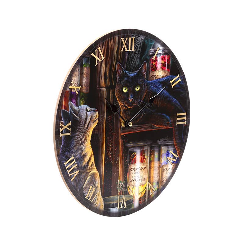 Puckator EU - Wholesale Wall Clock - Lisa Parker Magical Emporium Cats Picture Clock2