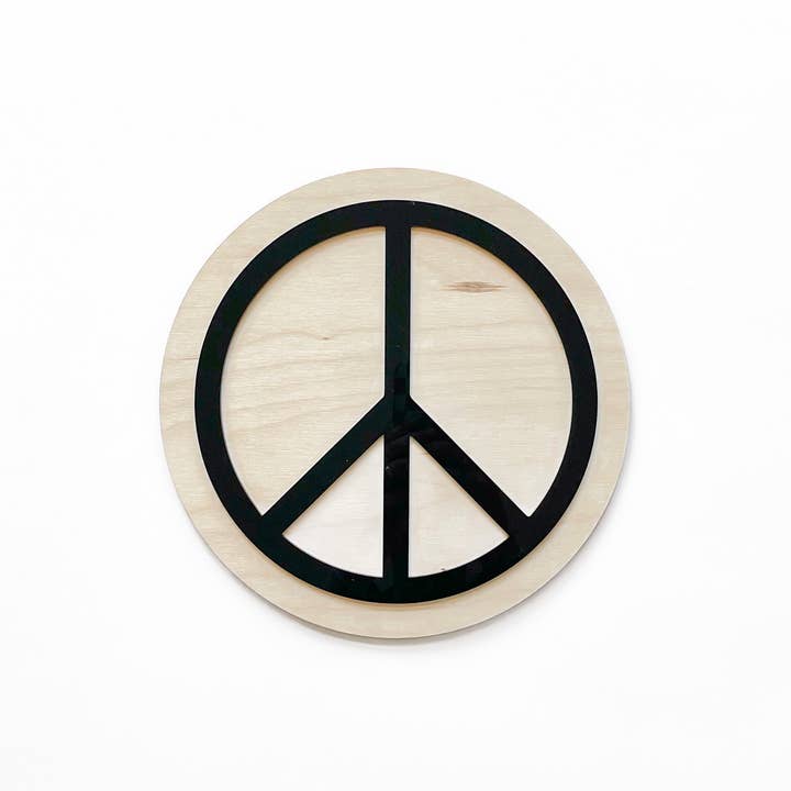 Peace Sign, Kids Nursery Room Decor, Baby Wall Sign for wholesale by 97 Design Co.