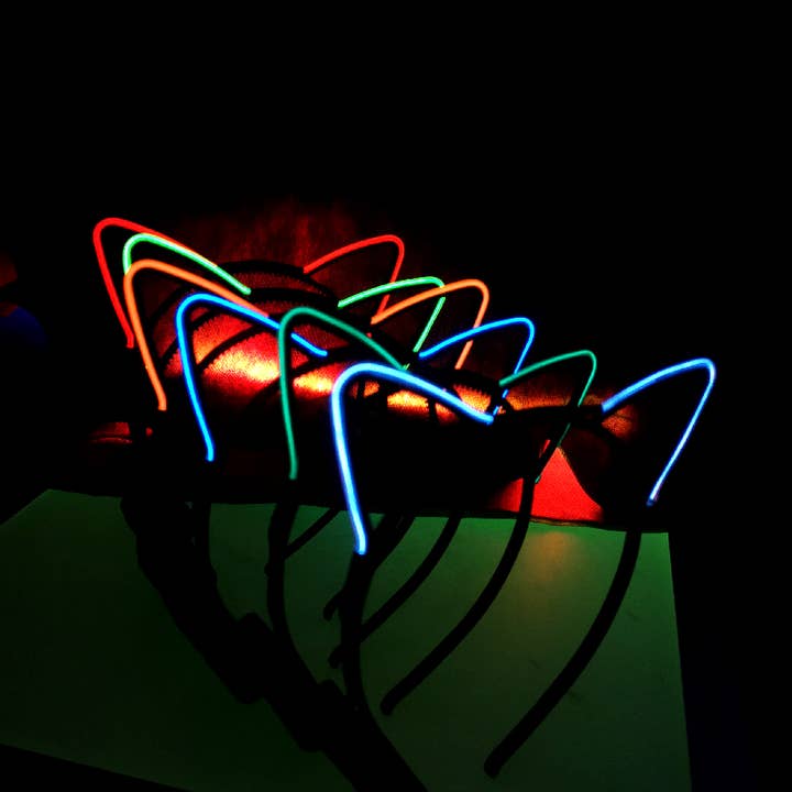 Western Fashion - Wholesale Fashion Headband - Women's - LED101 - LED Cat Headband13