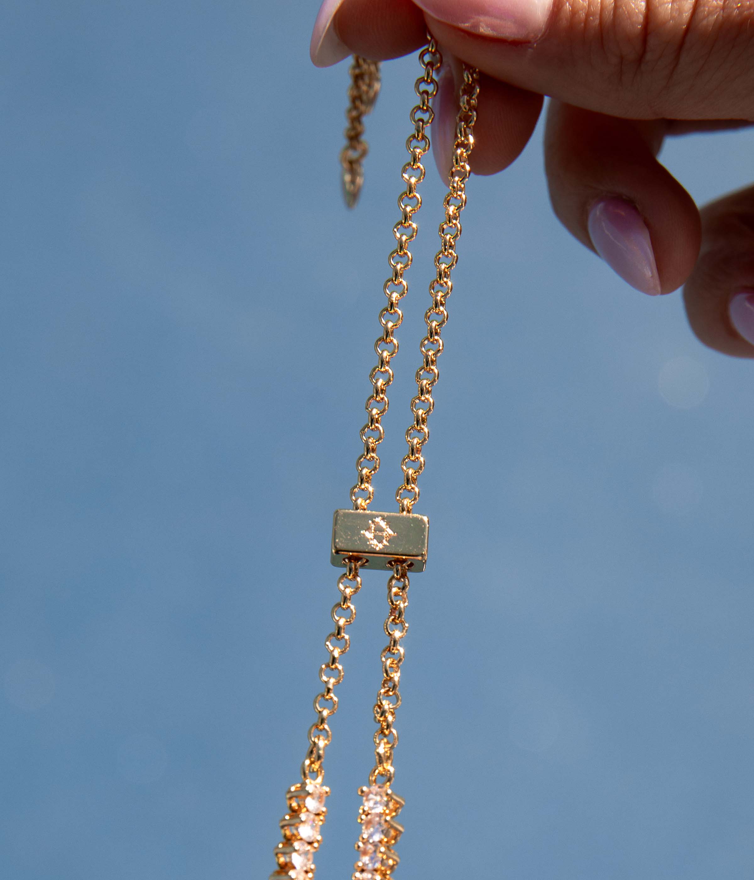 Loren Hope - Wholesale Link & Chain Necklace - Mercer Slider Tennis Necklace3