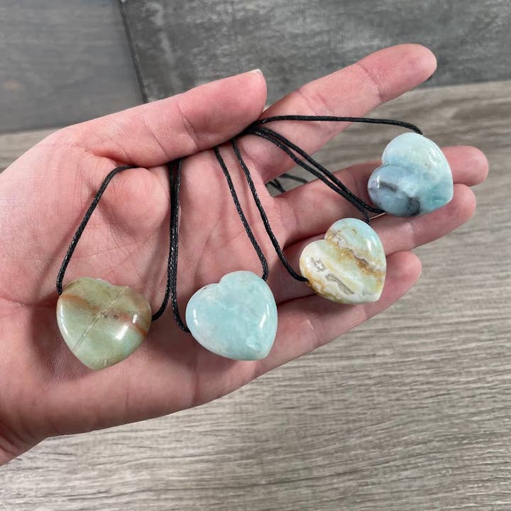 Keystone Crystals - Wholesale Spiritual Stone/Crystal - Gemstone Heart Pendants Wholesale – Strung or Loose27