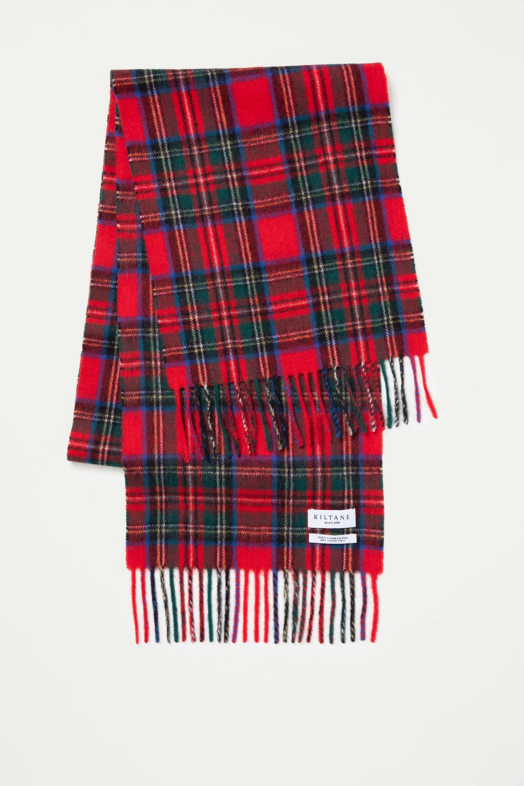 Kiltane - Wholesale Scarf - Unisex - Heritage Tartan Lambswool Scarf - Official Royal Stewart1