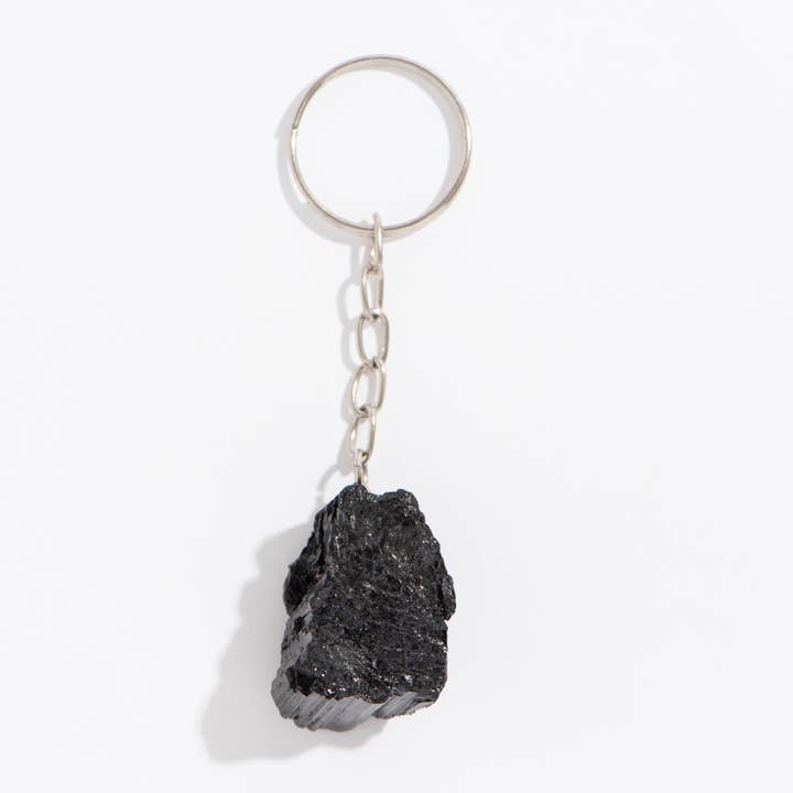 GeoCentral - Wholesale Keychain - Unisex - Black Tourmaline (Keychain) - Crafted in Brazil