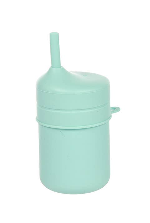 London Bridge & Maison Chic - Vente Verre/tasse – enfant et bébé - Tasse à boisson en silicone avec couvercle et paille11