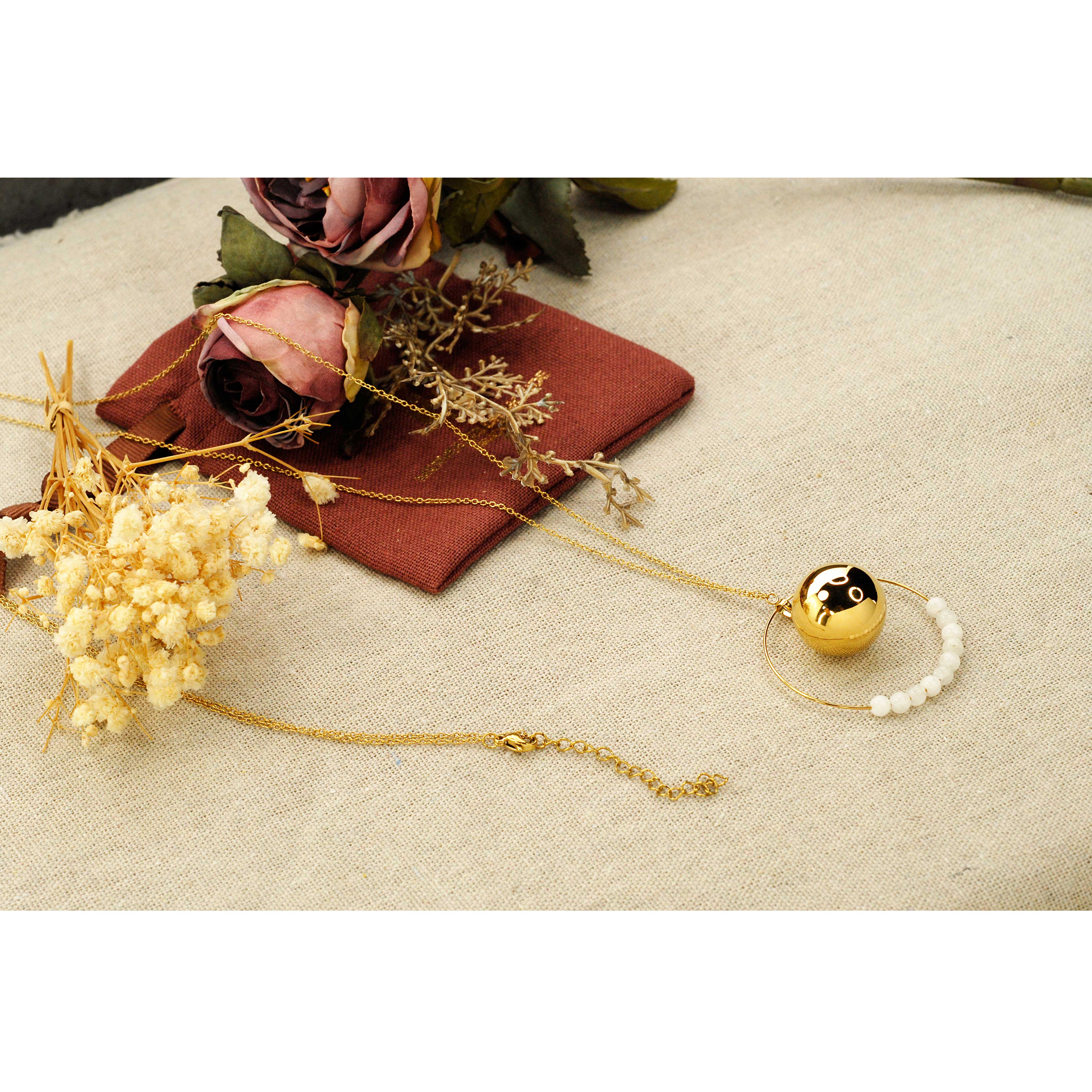 Merveilles du Monde - Vendita all'ingrosso Gioielli a scatto - Pendente gravidanza bola in acciaio inox1