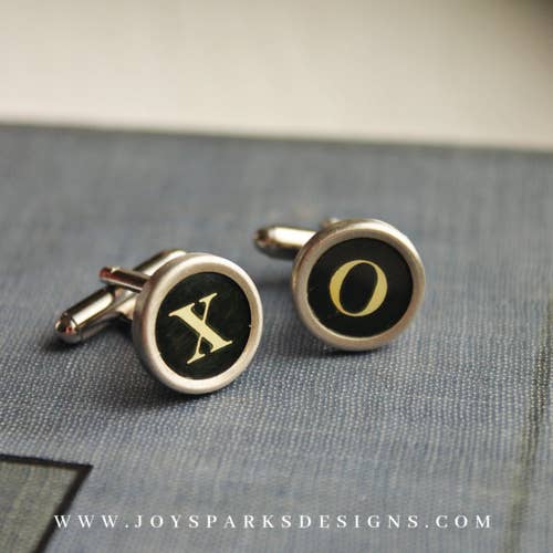 Joy Sparks Designs – Großhandel Manschettenknöpfe – Herren – Schlüssel-Manschettenknöpfe für Schreibmaschinen