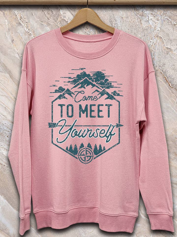 SPT-SS-128_Venez vous rencontrer - Sweat-shirt pour la vente par SP Tops, Inc.