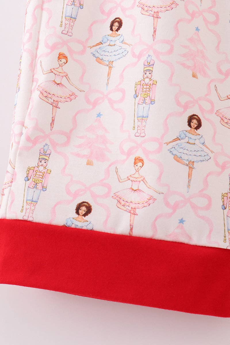 Mom & Co. - Wholesale Sleepwear Bottom - Women's - Red nutcracker print women pajamas pants3