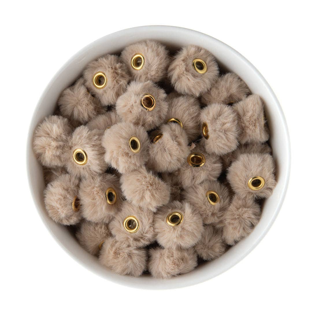 Cara & Co Silicone Craft Supply - Wholesale Craft Supplies - Fuzzy Spacer Beads4