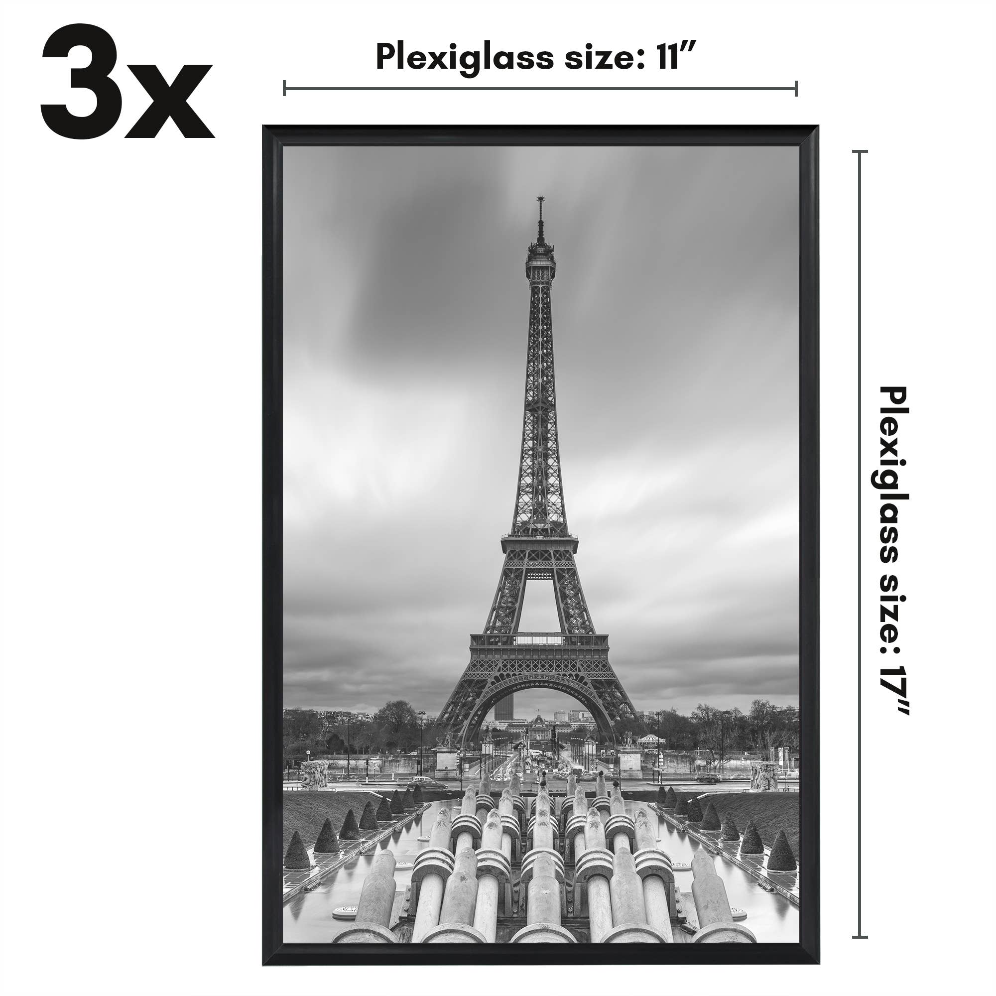 Americanflat - Wholesale Picture Frame - 3 Pack Lightweight Poster Frames61