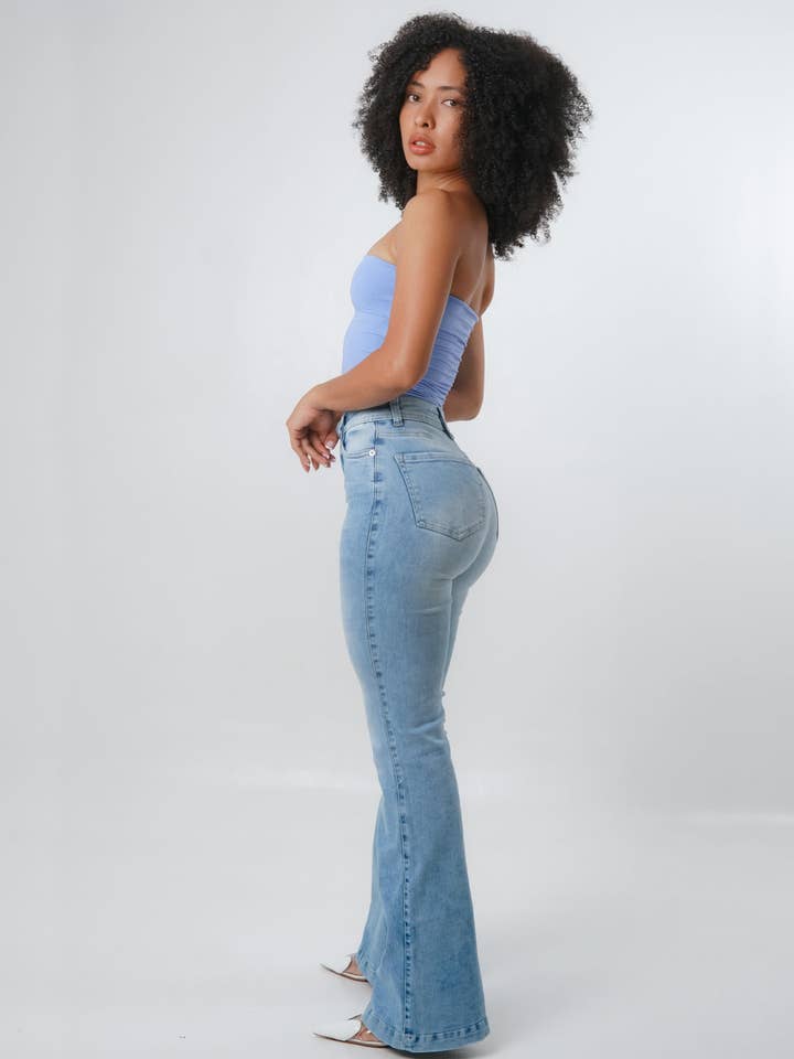 Simone 6 - Women's High Rise Bootcut Jeans for wholesale by Alien