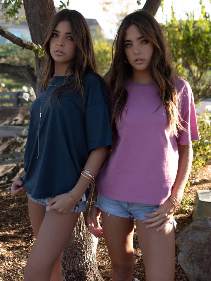 2 Pack Oversized Tee for wholesale by KAVEAH
