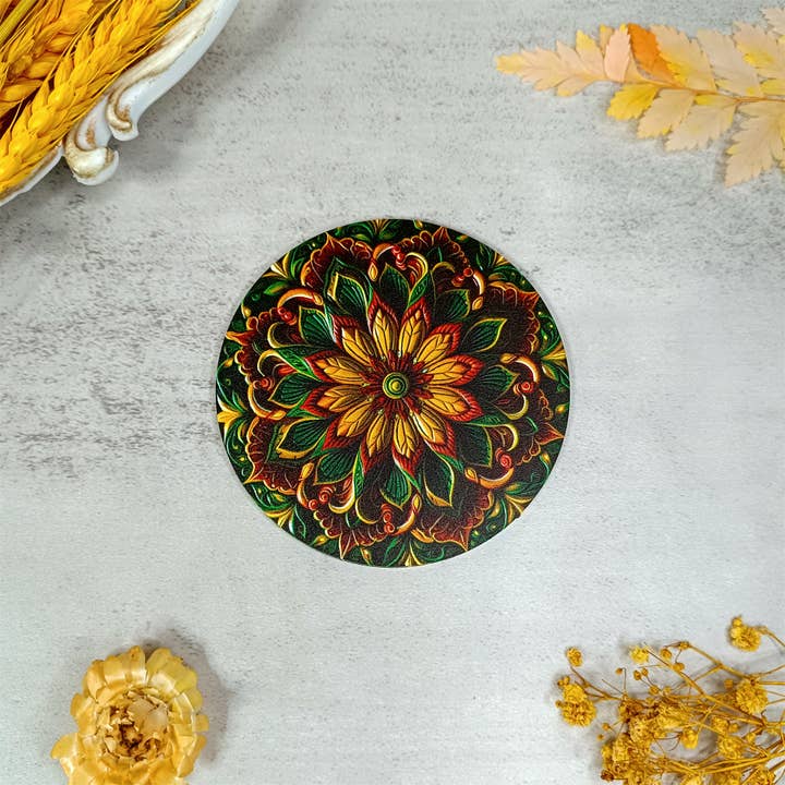 Candles Meta - Wholesale Coasters - Boho Decorative Coasters for Cups Mugs Beverage Bar Coaster7