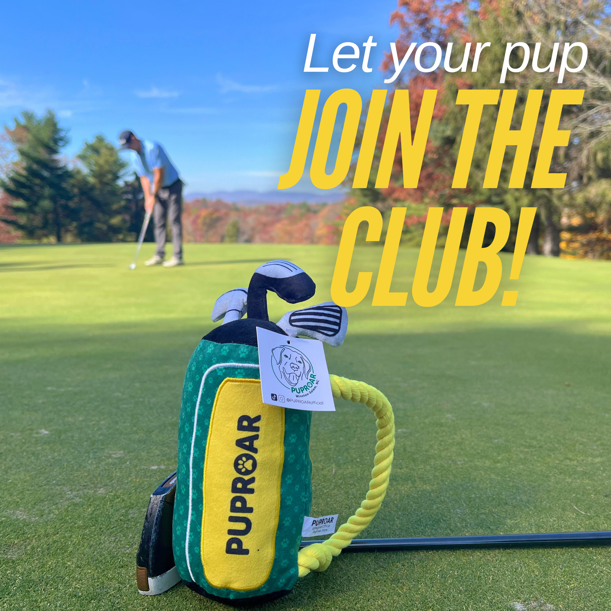 PUPROAR - Venta al por mayor Juguete de goma - Perros - Juguete de Golf para Perros - Juguetes para Perros con Sonido y Crujido - ¡Regalo Perfecto!3