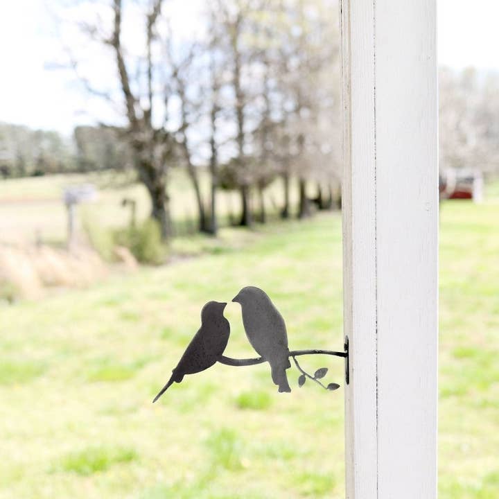 Highland Ridge | Handmade Home Decor - Wholesale Outdoor Ornament/Decor - Metal Bird Statue - Love Birds Statue4