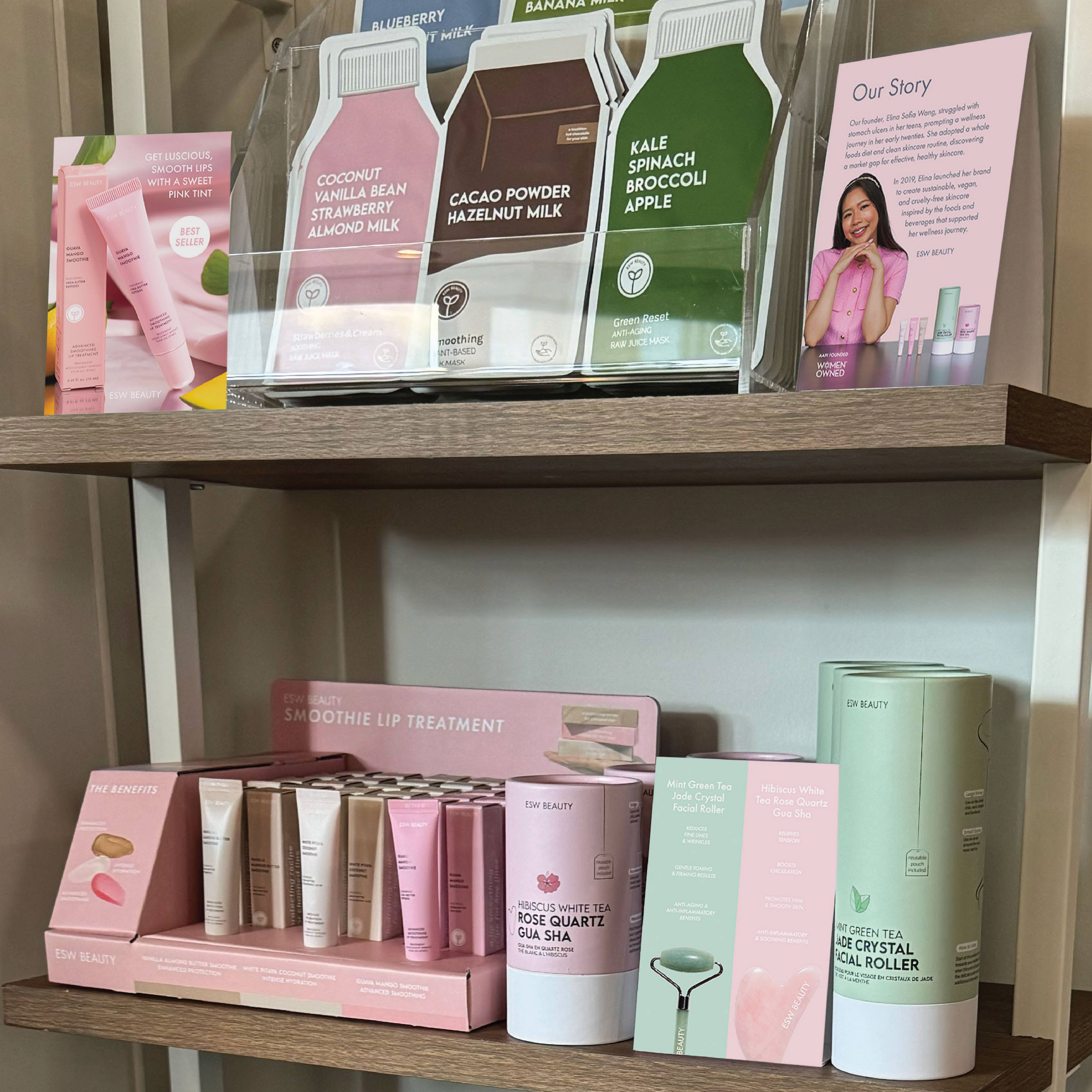 ESW Beauty - Wholesale Retailer Display - Beauty & Wellness - Guava Mango Smoothie Best Seller - Table Tent Card2