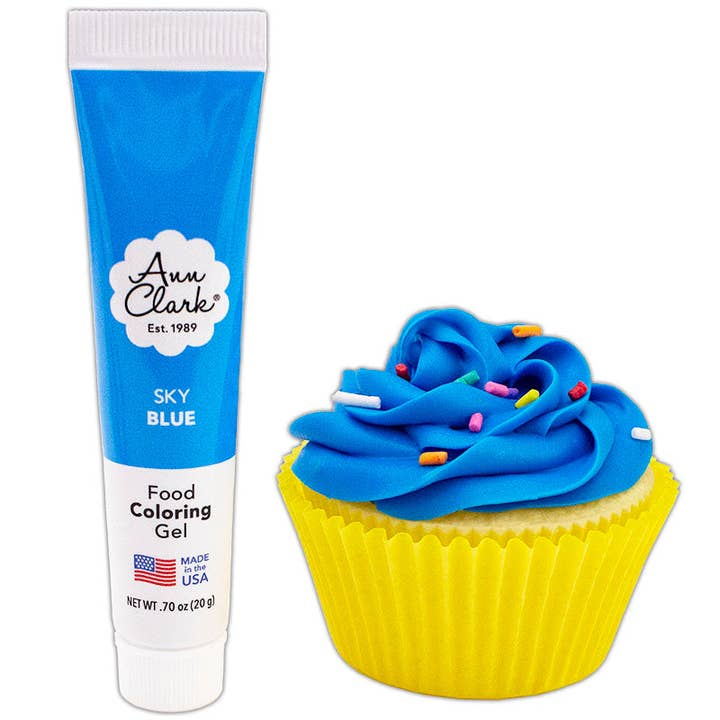 Ann Clark - Wholesale Cake Decorating Kit - Ann Clark Sky Blue Food Coloring Gel, .70 oz. (20 g)