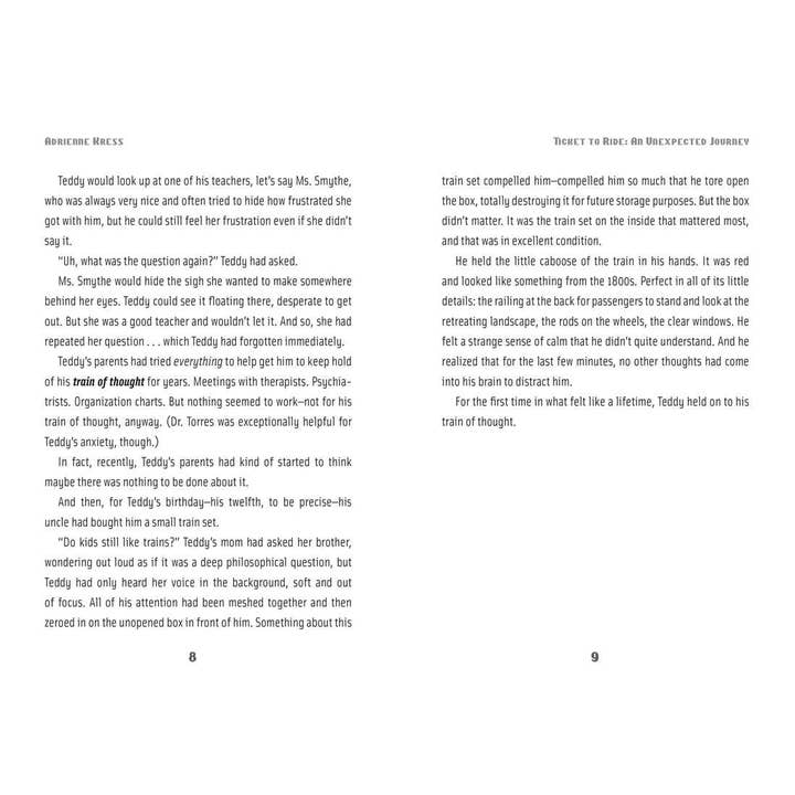 Simon & Schuster - Wholesale Early Reader Book (6-8) - Ticket to Ride™ : An Unexpected Journey by Adrienne Kress4