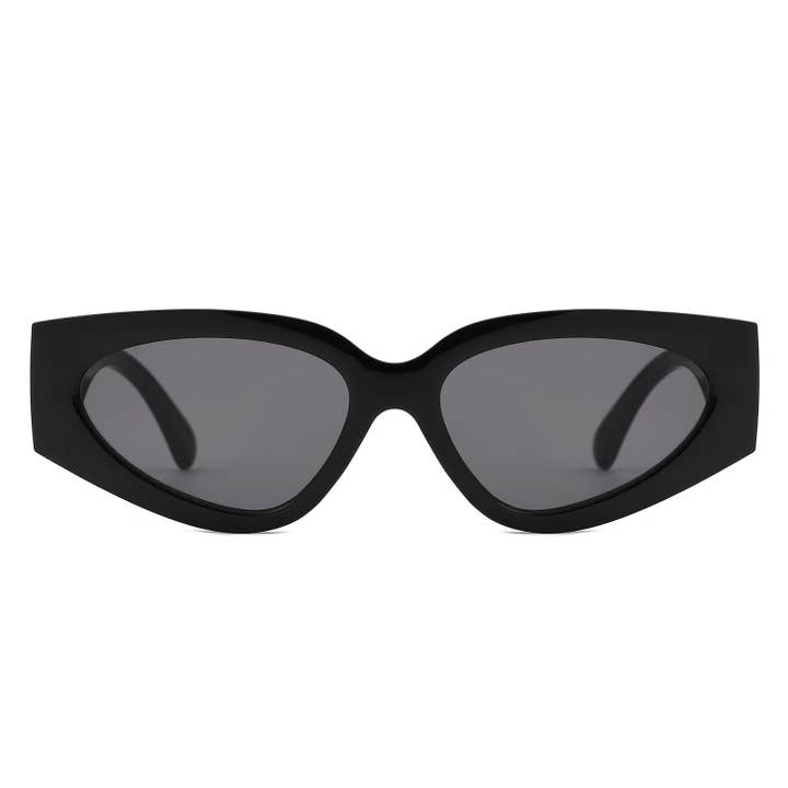 Cramilo Eyewear - Wholesale Sunglasses - Women's - Retro Chic Narrow Bold 90s Women Cat Eye Sunglasses3