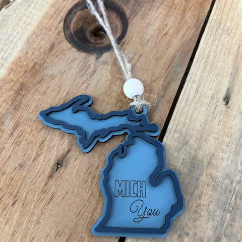 Michigan Ornament for wholesale by Adrift Collective Co.